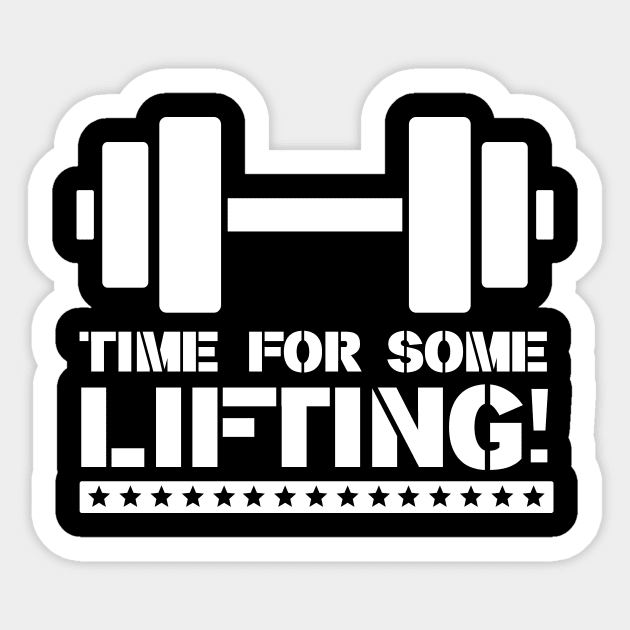 time for some lifting Sticker by MikeNotis